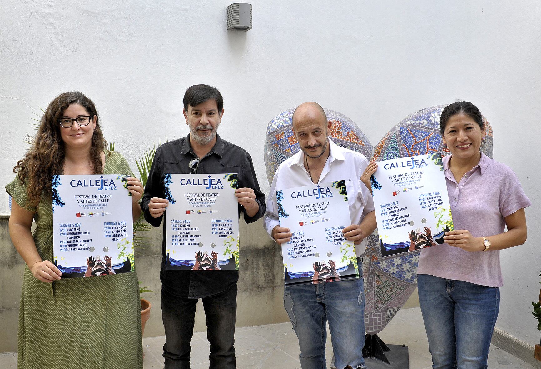 Ana Hérica Ramos, Raúl Ruiz-Berdejo y Domingo García / Ayuntamiento de Jerez