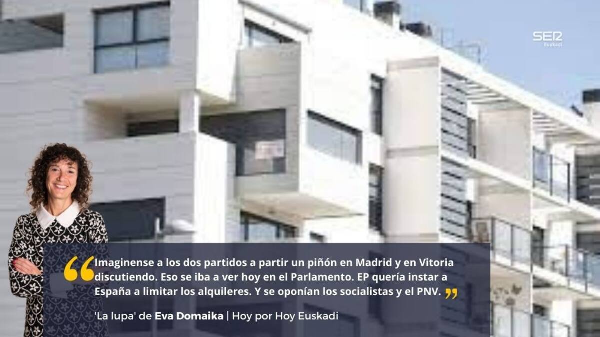 A partir un piñón en Madrid y discutiendo en Vitoria