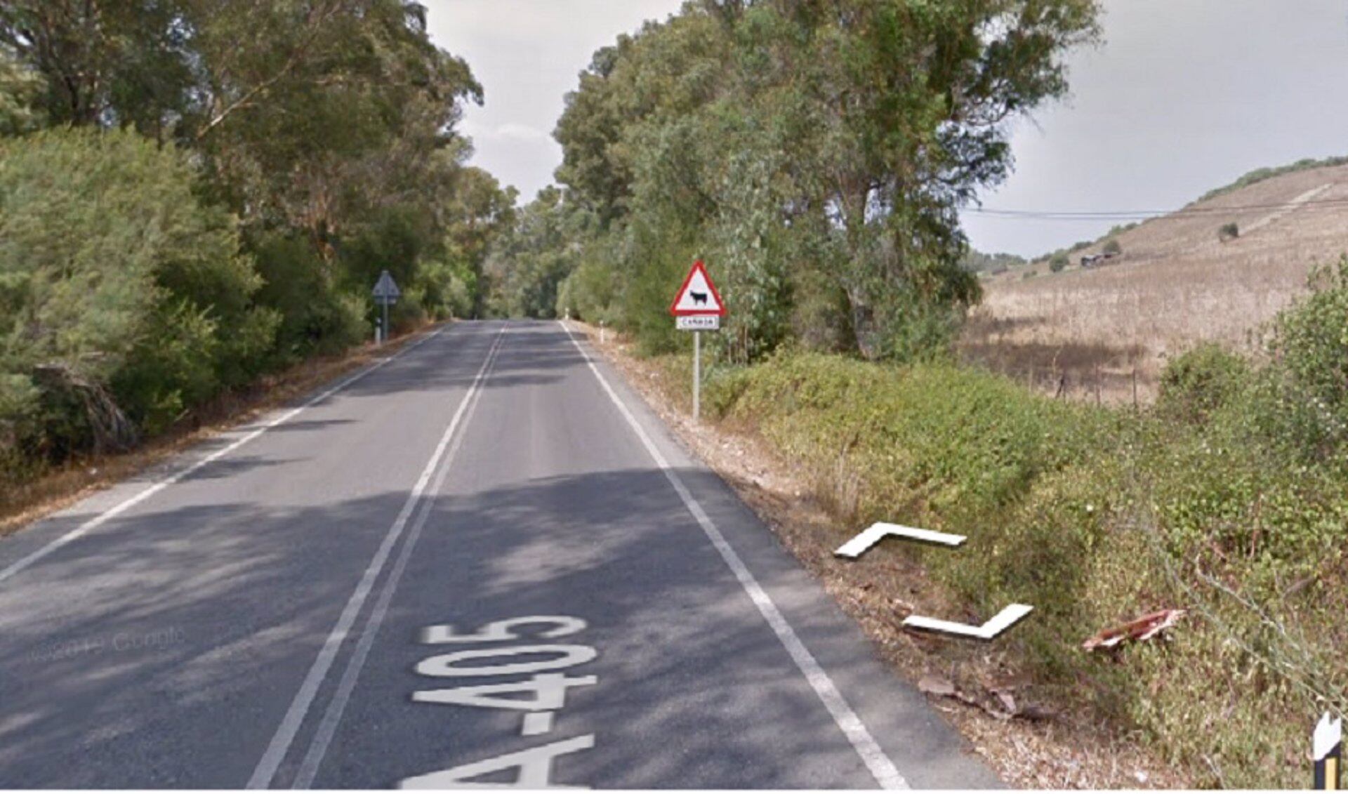 Carretera donde ha tenido lugar el accidente mortal