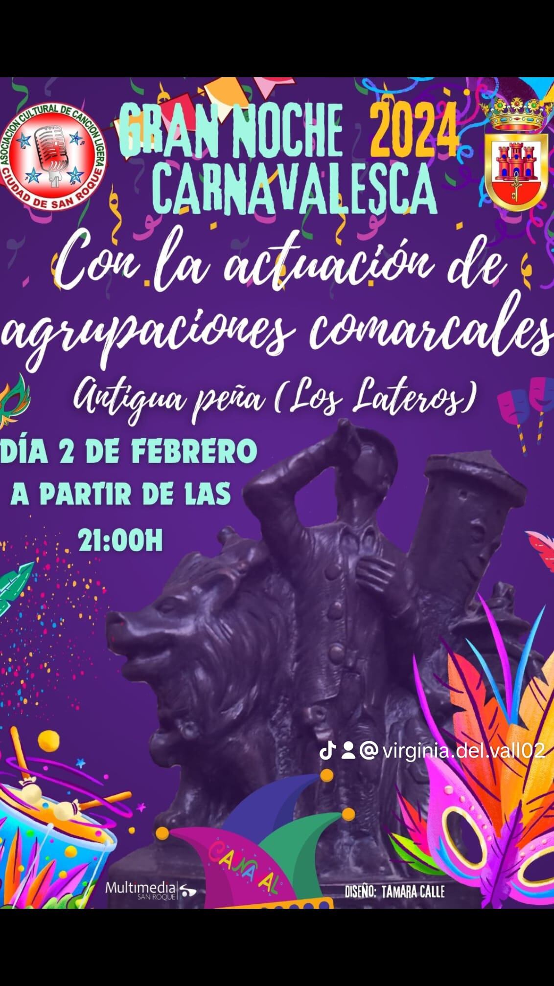 Gran Noche Carnavalesca San Roque.