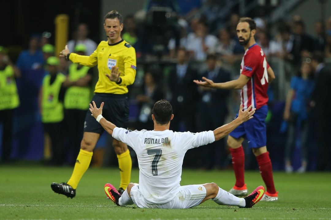 Mark Cluttenberg durante la final de la Copa de Europa de 2016 entre Real Madrid y Atlético