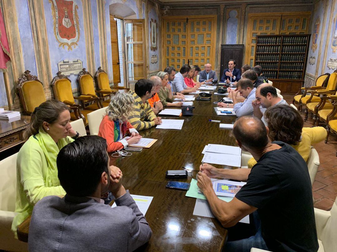 Instantánea de la Junta de Seguridad celebrada esta mañana