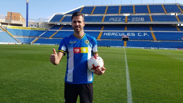 David Torres, jugador del Hércules CF