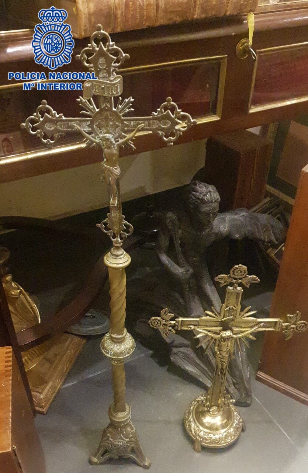 La Policía Nacional recupera varios objetos de gran valor histórico robados en iglesias de Murcia