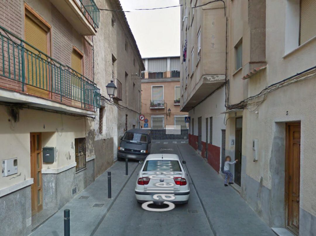 Calle Cabezo (Cieza), lugar del incendio