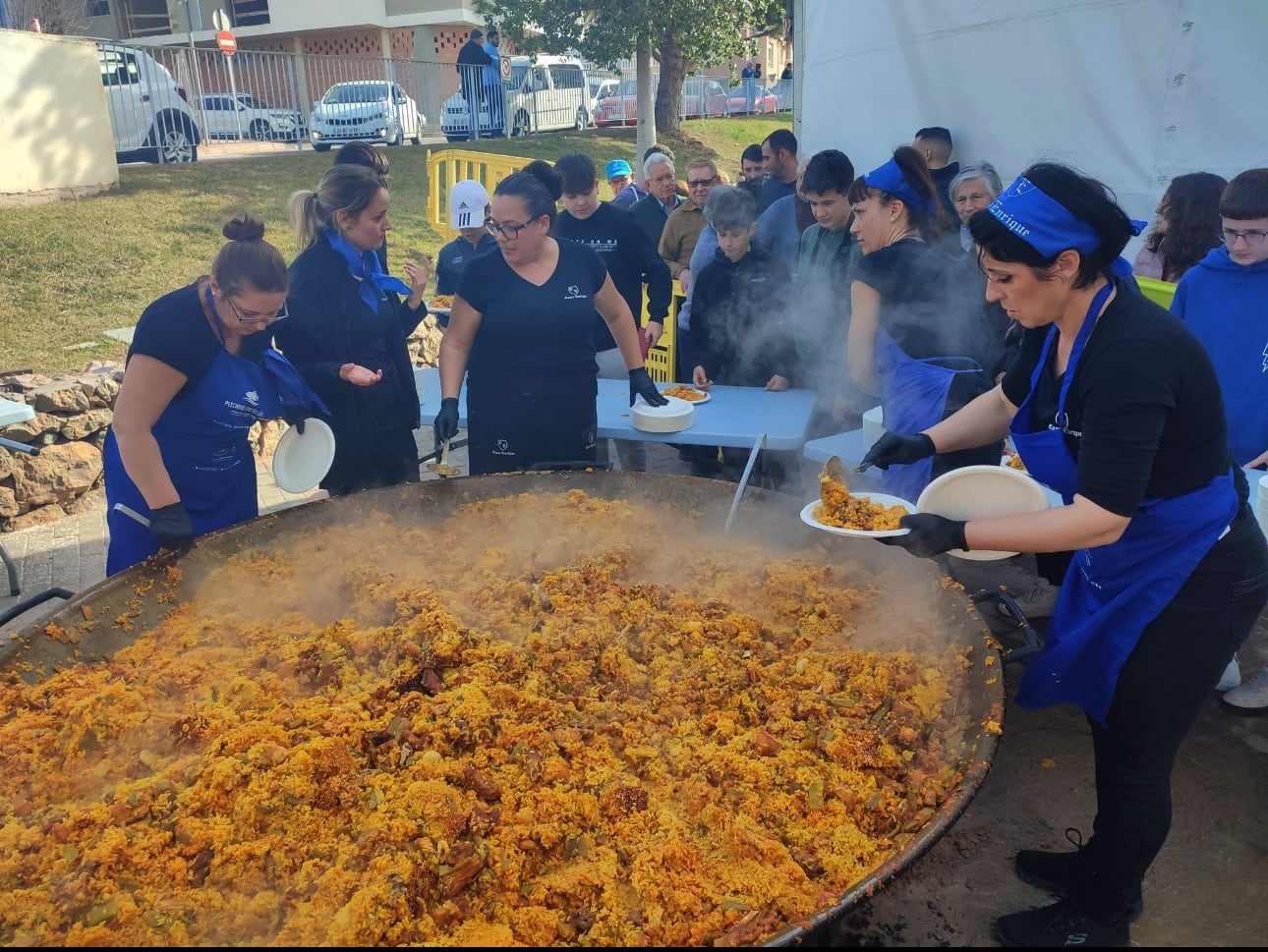 Paella popular de las fiestas de Sant Joan de Moró