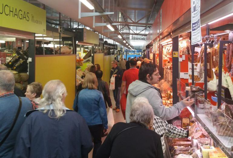 interior de Mercado Provisional, desde donde se ha emitido Hoy por Hoy Zaragoza 