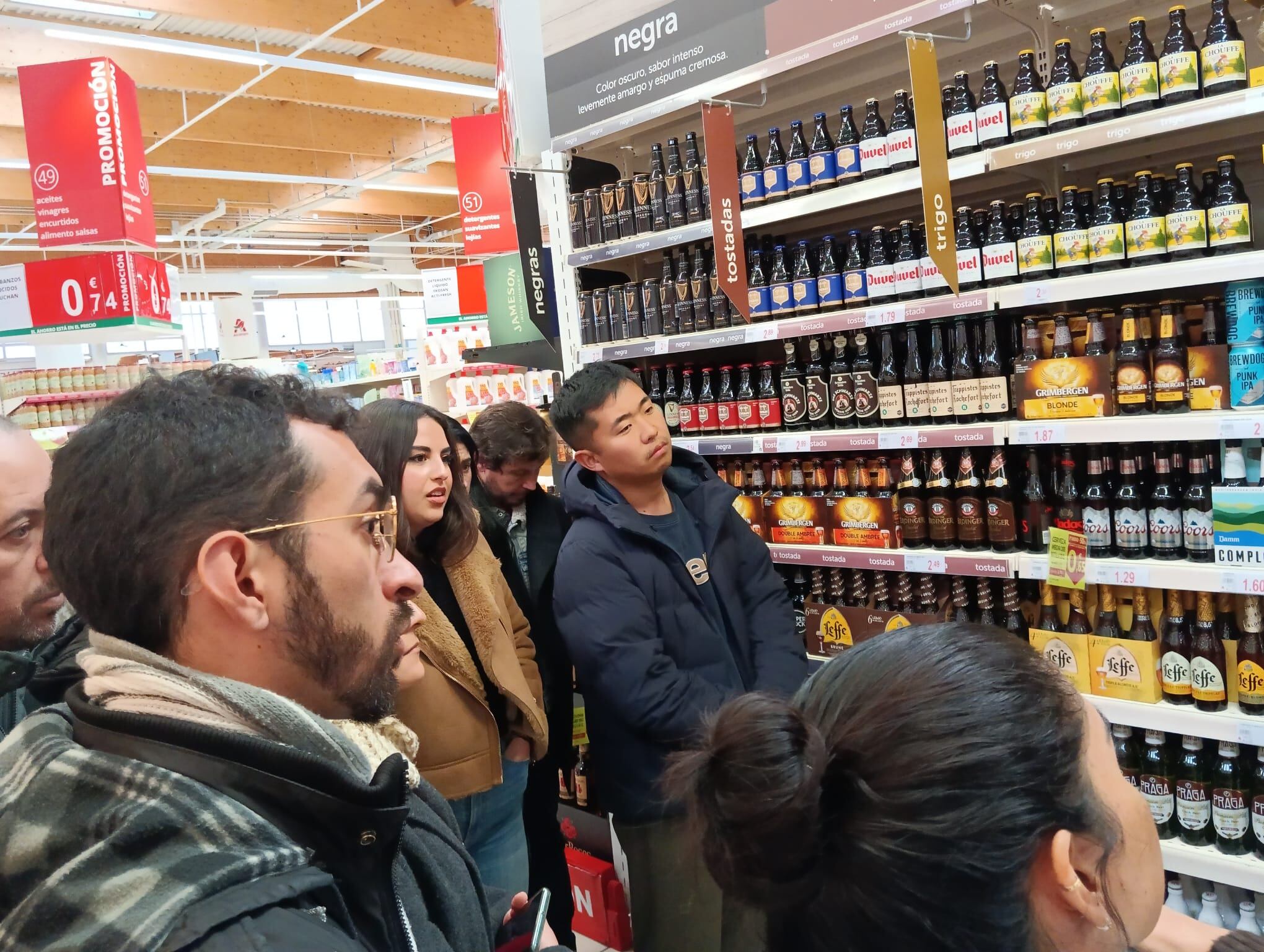 Máster de Economía Circular de la Universidad Carlos III visita a Alcampo en Aranda