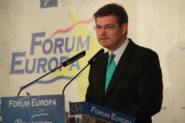 El ministro de justicia, Rafael Catalá.