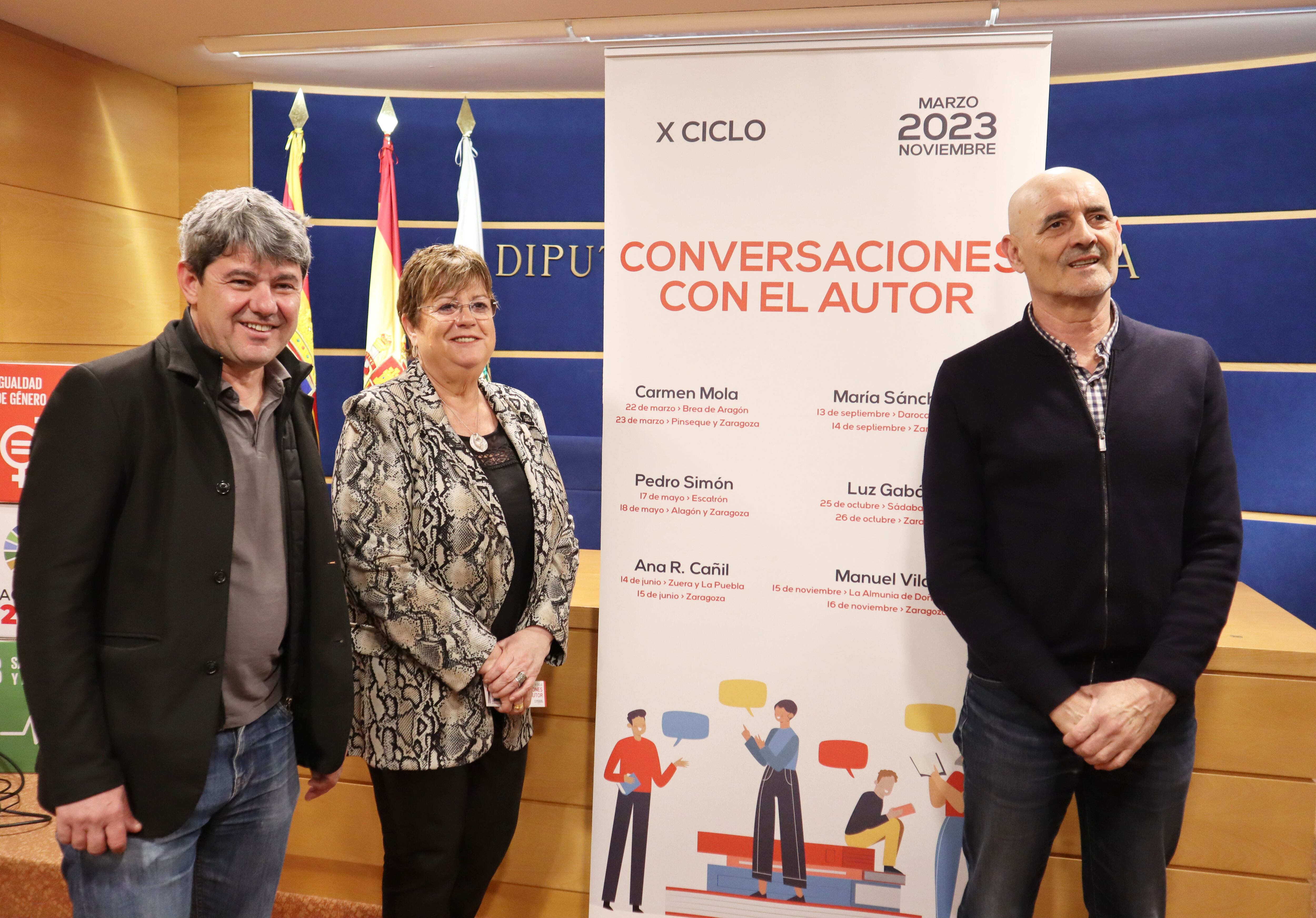 Hasta 12 municipios tendrán en su agenda el ciclo Conversaciones con el Autor de la DPZ.