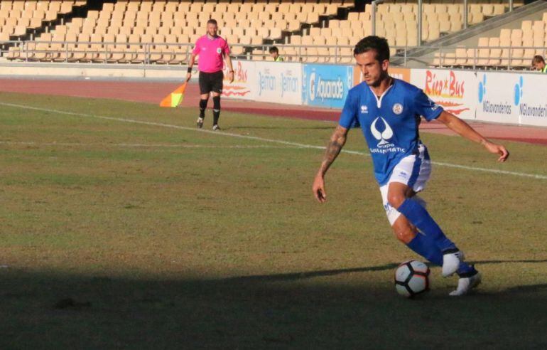 Antonio Bello durante un partido en Chapín 