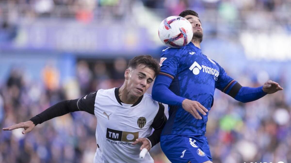 Punto insuficiente del Valencia en Getafe (1-1)