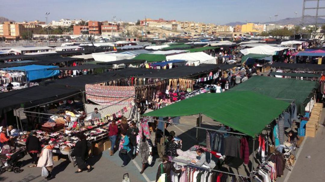 Mercadillo de Teulada, en una imagen de archivo