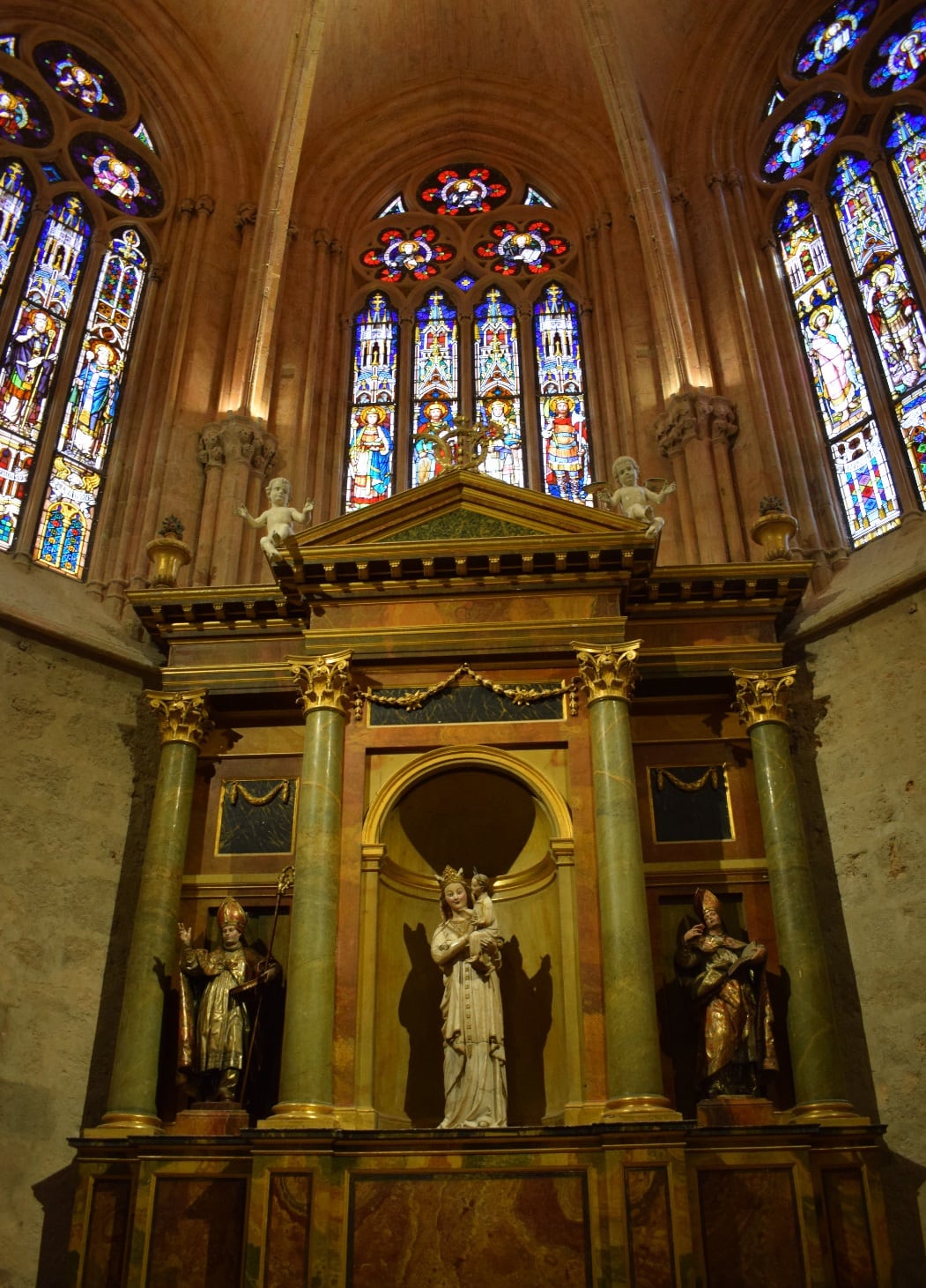 Capilla de la Virgen Blanca de la Catedral de Palencia, ya restaurada