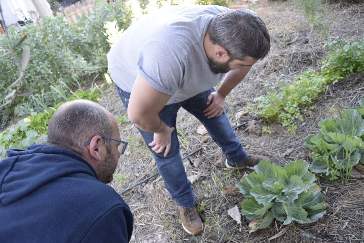 A la espera de iniciar las plantaciones de primavera, el huerto aún disfruta de la cosecha de invierno