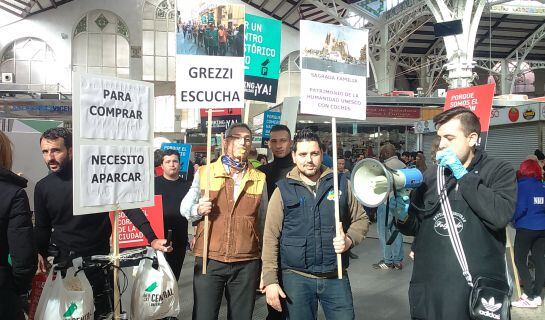 Protesta vendedores Mercado Central