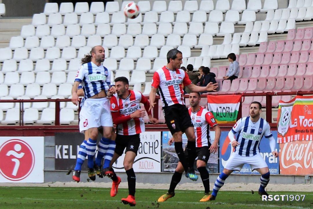 Partido en Las Gaunas contra el Logroñés