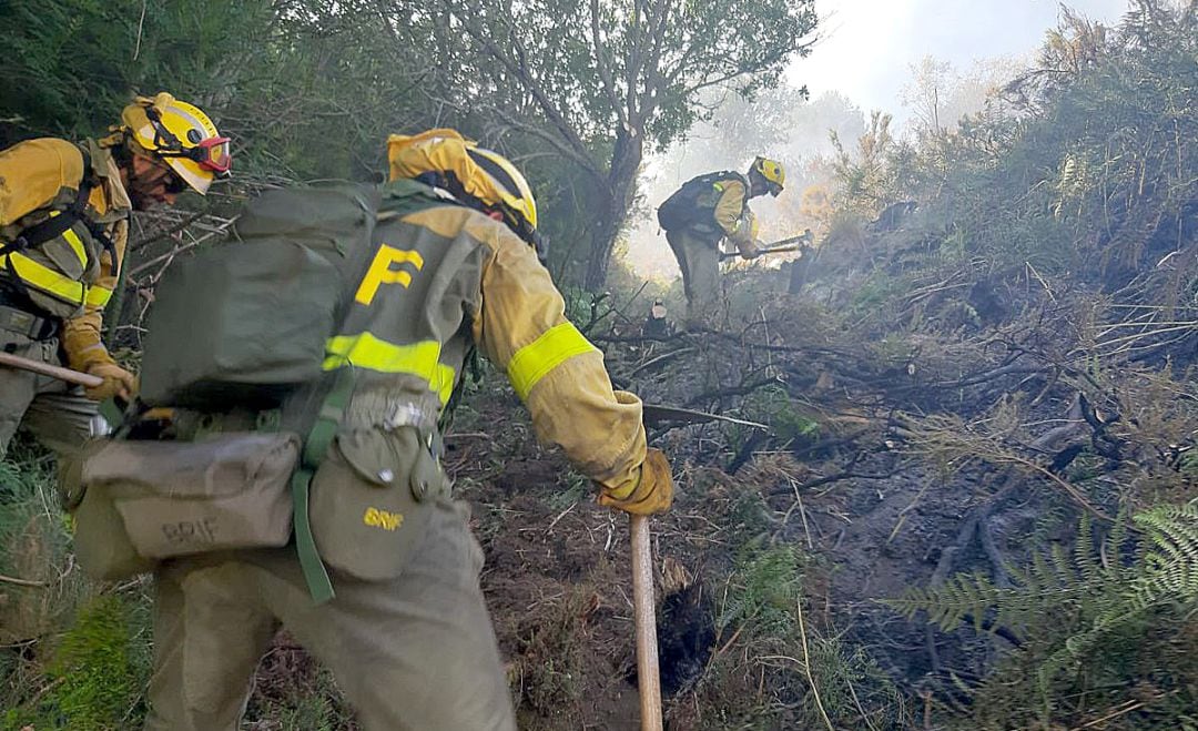 Incendio en el Valle de Iruelas (Ávila)