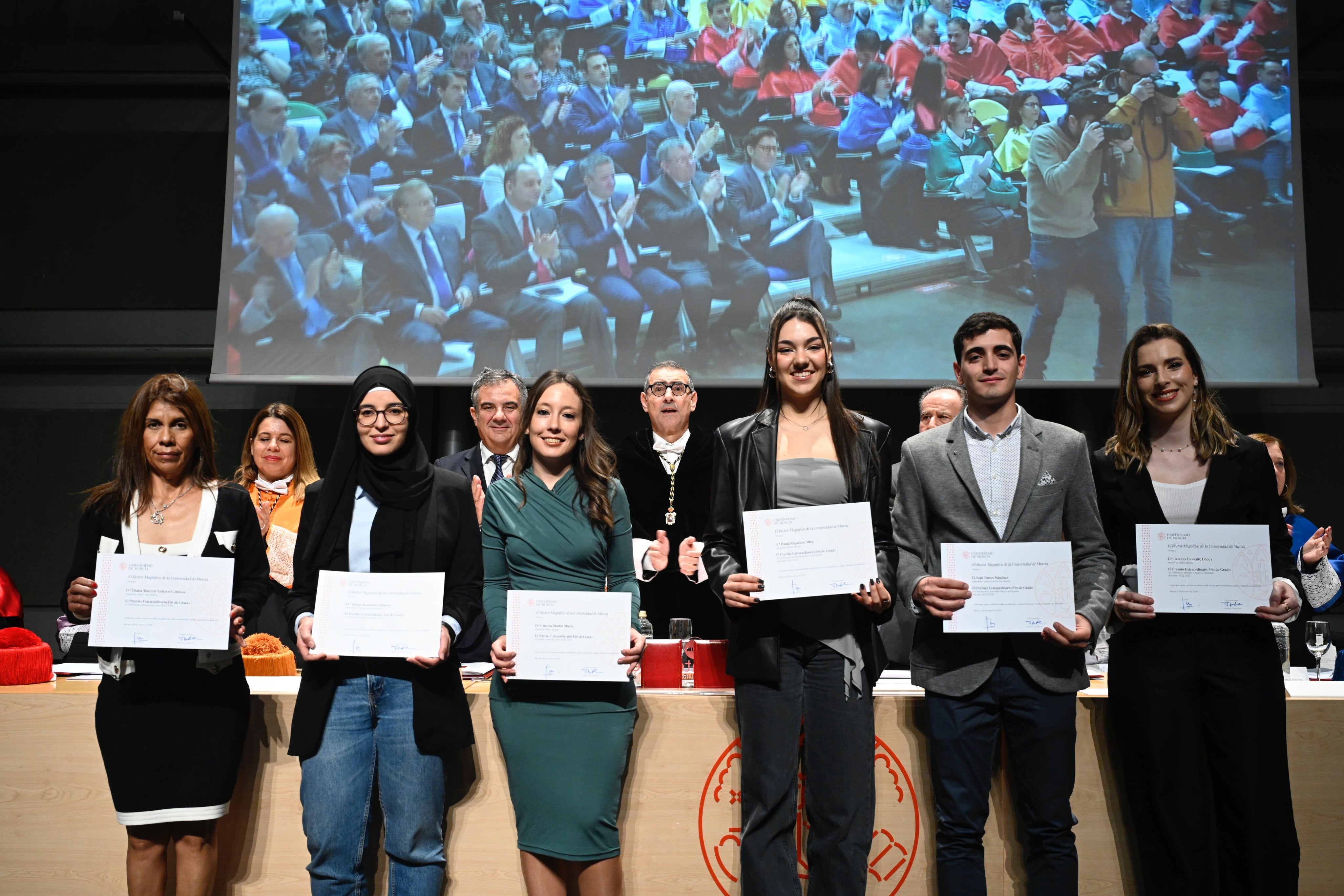 La Universidad de Murcia premia a sus mejores expedientes en Santo Tomás de Aquino