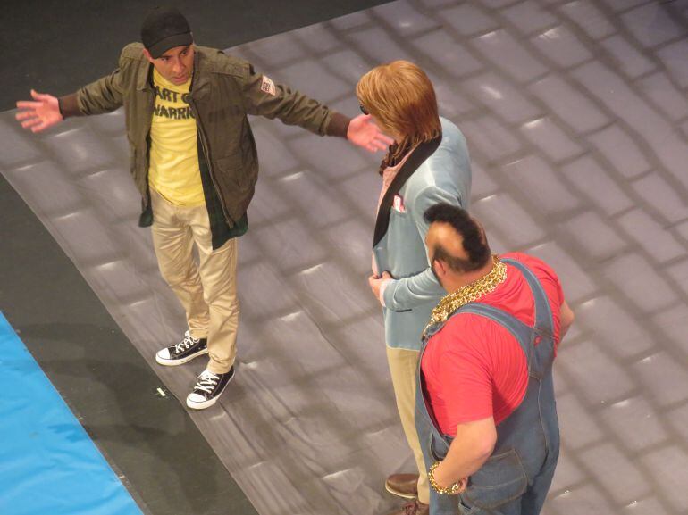 Trinchera y Gadita, personajes del cuarteto del Morera en su regreso a las tablas del Falla