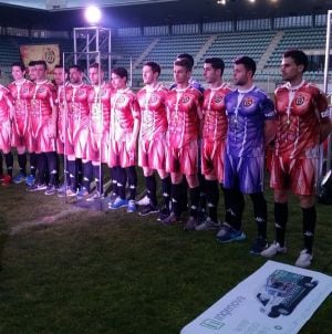 El equipo del CD Palencia al completo