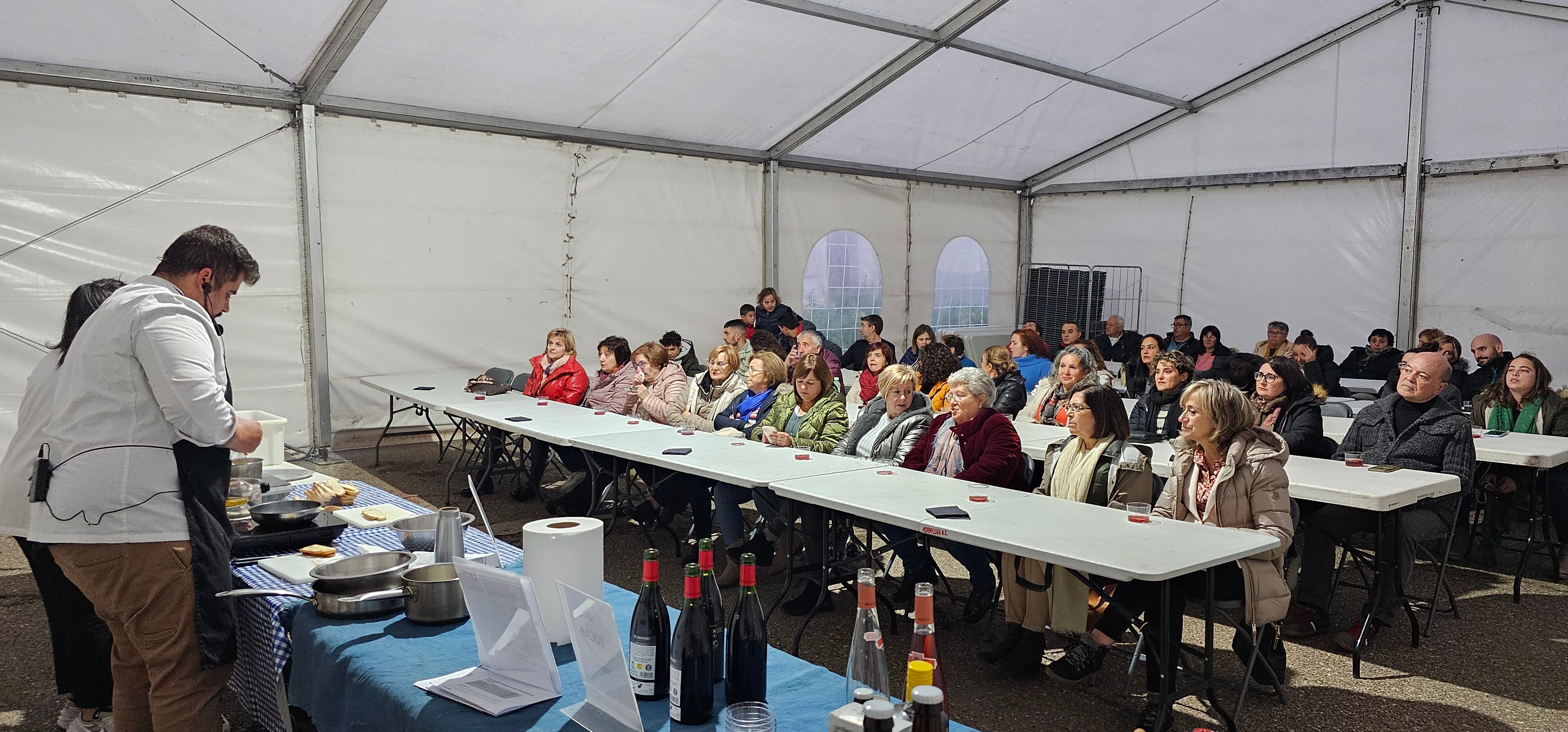 Imagen de archivo de un showcooking celebrado en Baltanás