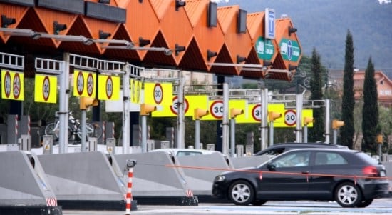 Imatge del peatge d'una autopista