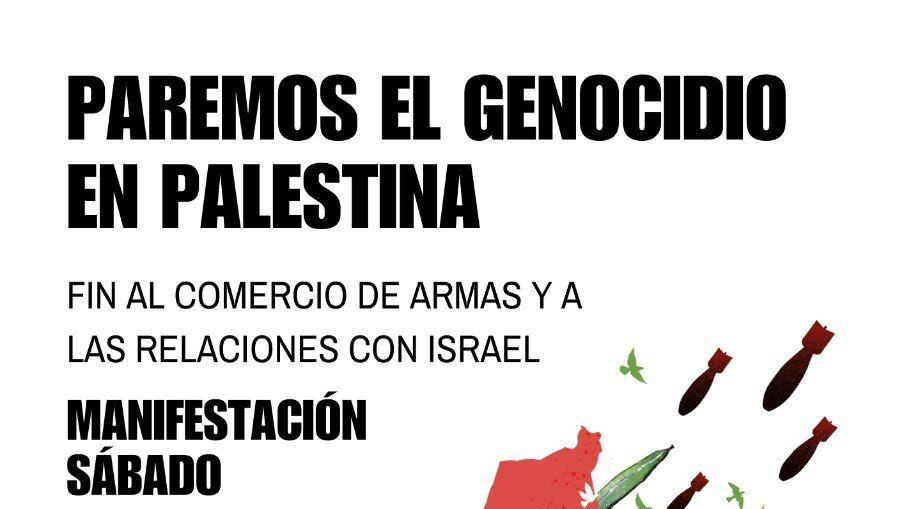 El domingo 25 de febrero tendrá lugar una manifestación en Alicante por el fin de la guerra en Gaza