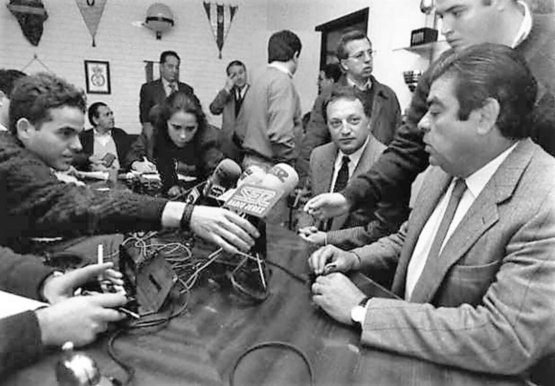 Manolo Riquelme, en su segunda etapa como presidente del Xerez