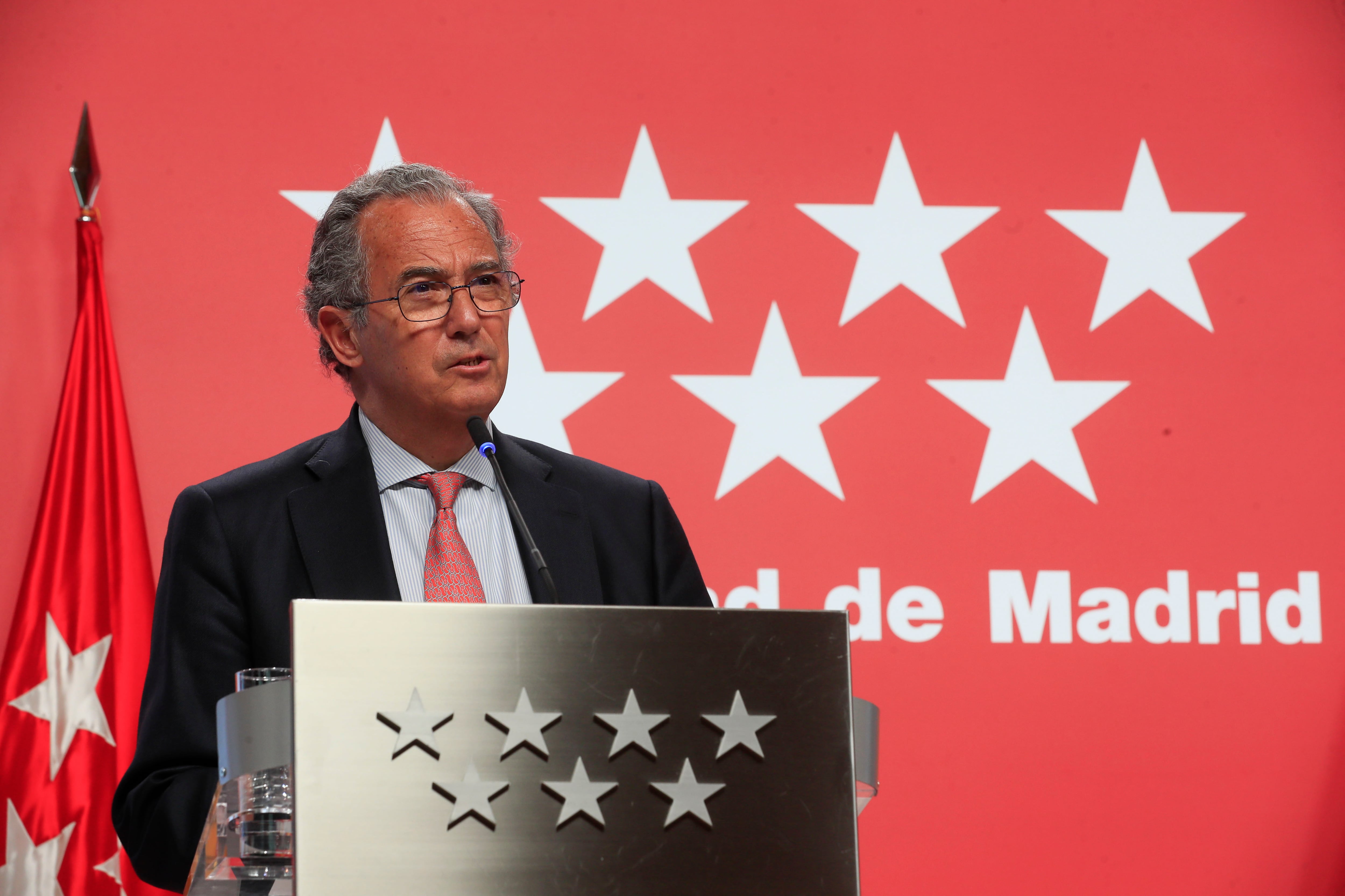 El consejero de Educación, Universidades y Ciencia y portavoz de la Comunidad de Madrid, Enrique Ossorio, en una foto de archivo.