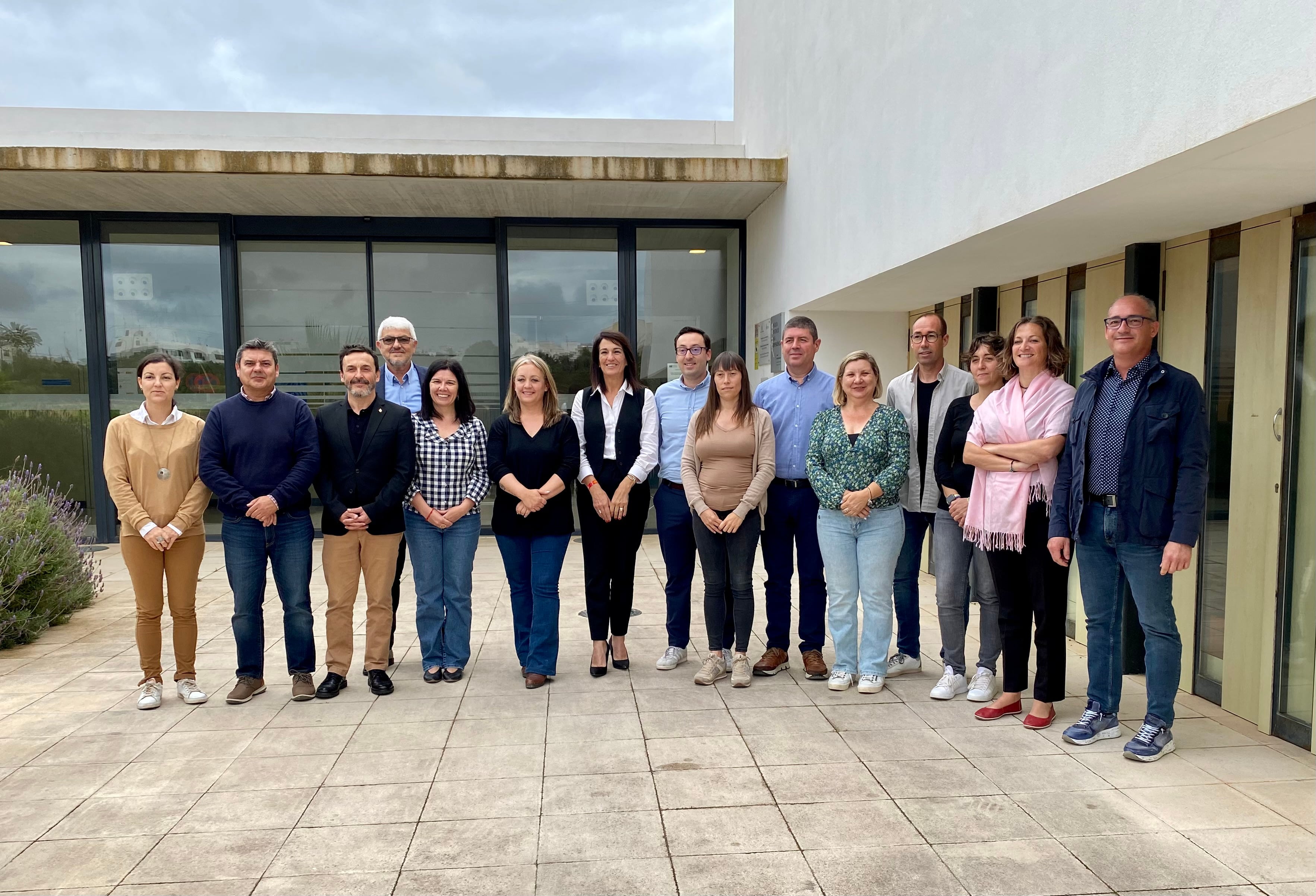 Foto de familia de la representación del Consell de Formentera en esta legislatura