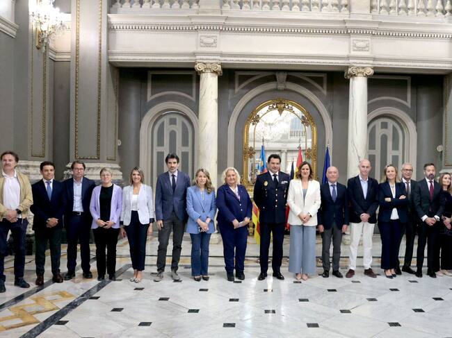 Toma de posesión del nuevo jefe de la Policía Local de València, Ángel Albendín