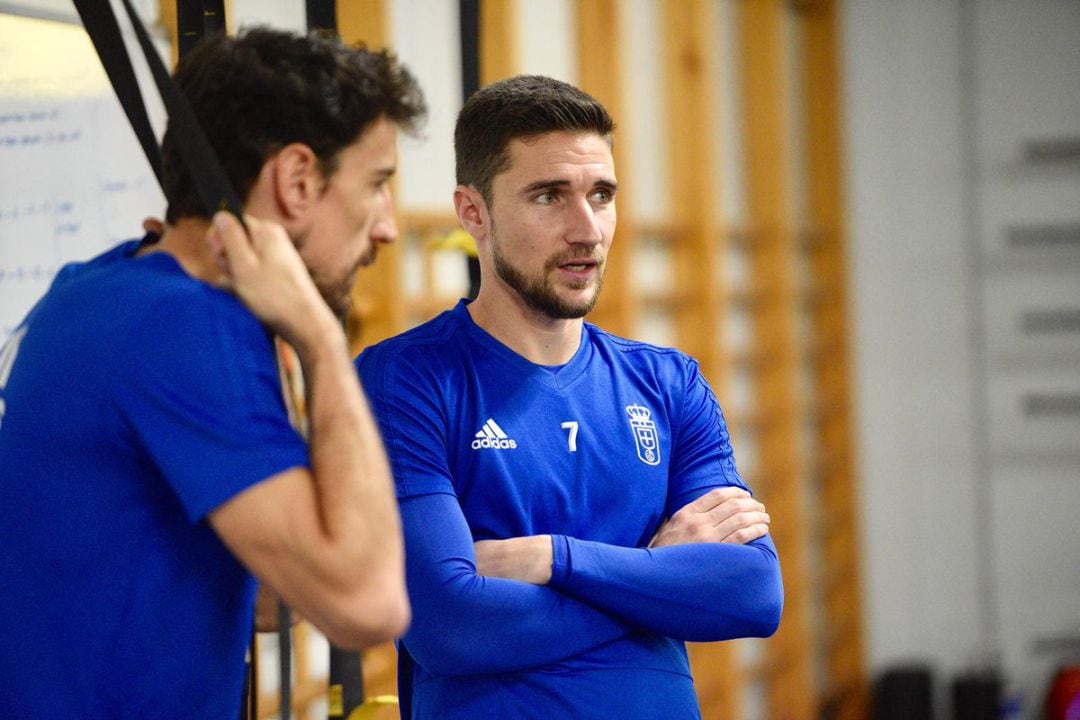 Omar Ramos en el gimnasio de El Requexón