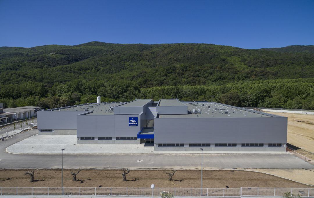 Planta que la farmacèutica veterinària Hipra té a Amer