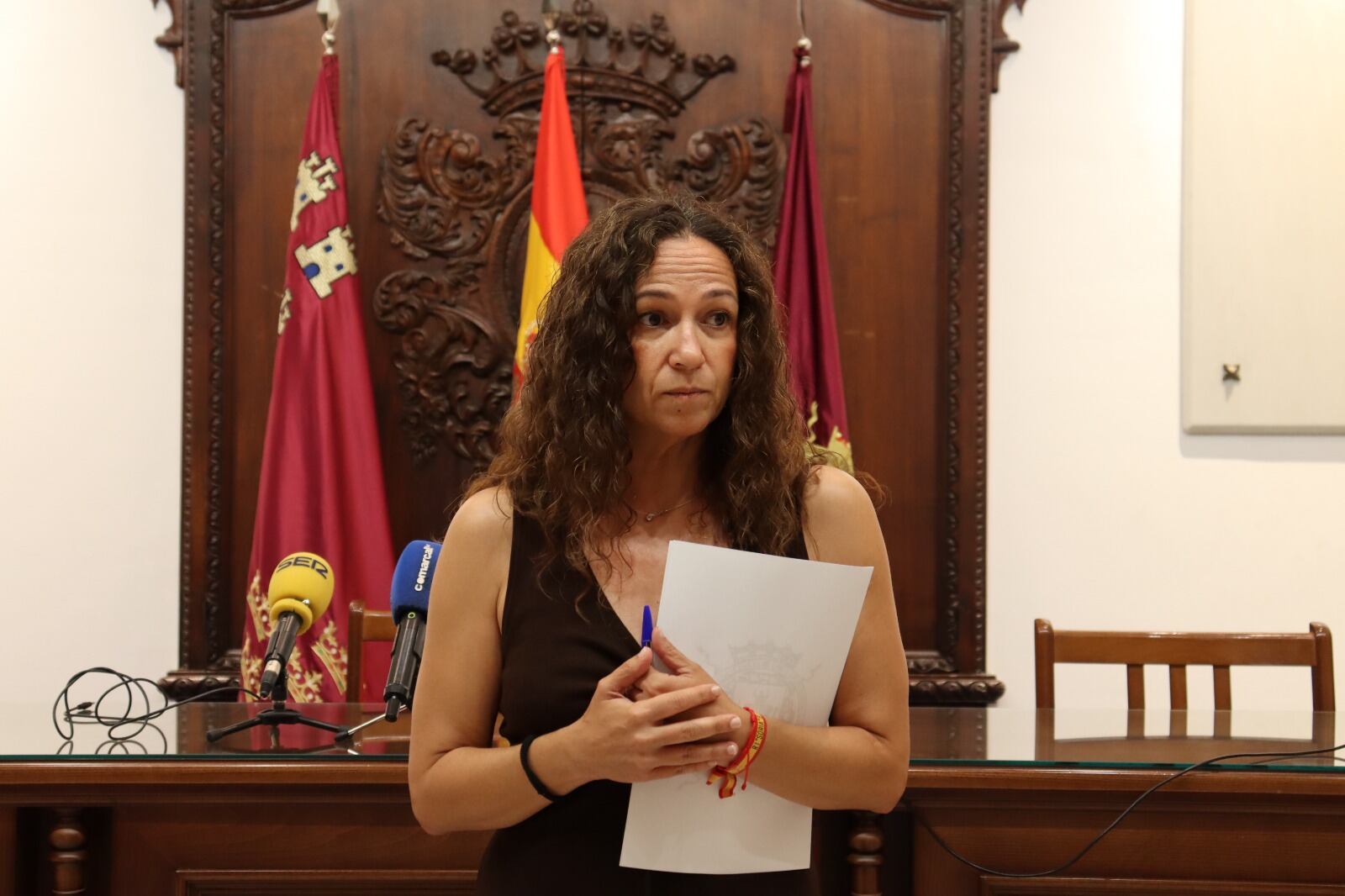 Isabel Casalduero, portavoz del PSOE