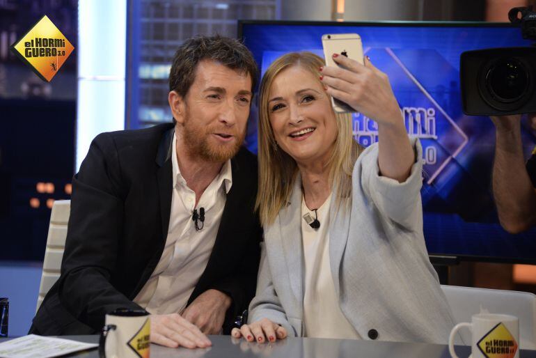 Cristina Cifuentes y Pablo Motos en &#039;El hormiguero&#039;