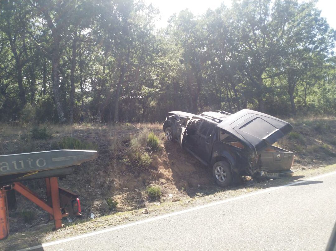 Imagen del todo terreno accidentado en Manzanal de Arriba