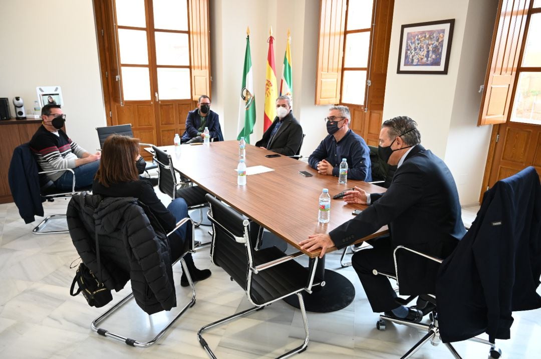 Reunión de alcaldes de la Comarca Norte de Jaén.