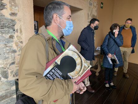 Vicente Fernández Vázquez, autor del libro histórico-artístico sobre el monasterio de San Pedro de Montes