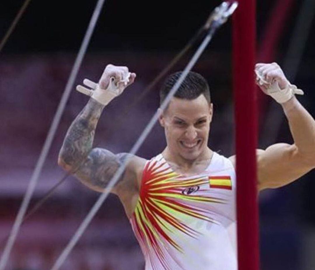 El gimnasta alcoyano Néstor Abad