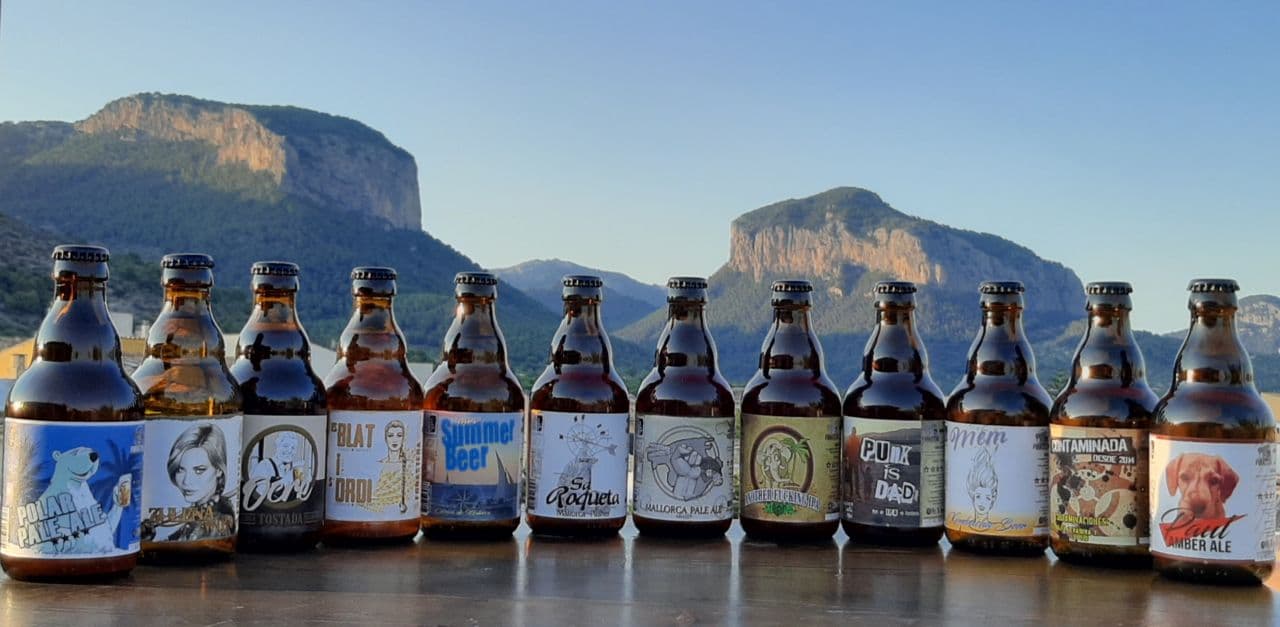 La Forastera, cerveza artesanal elaborada en Mallorca.