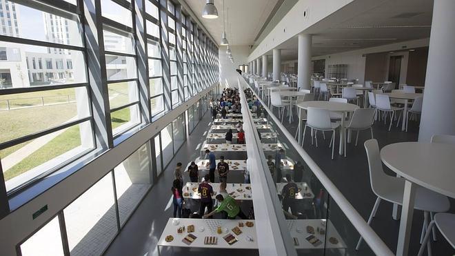 Imagen del nuevo comedor del Parque Tecnológico de la Salud (PTS) de la Universidad de Granada
