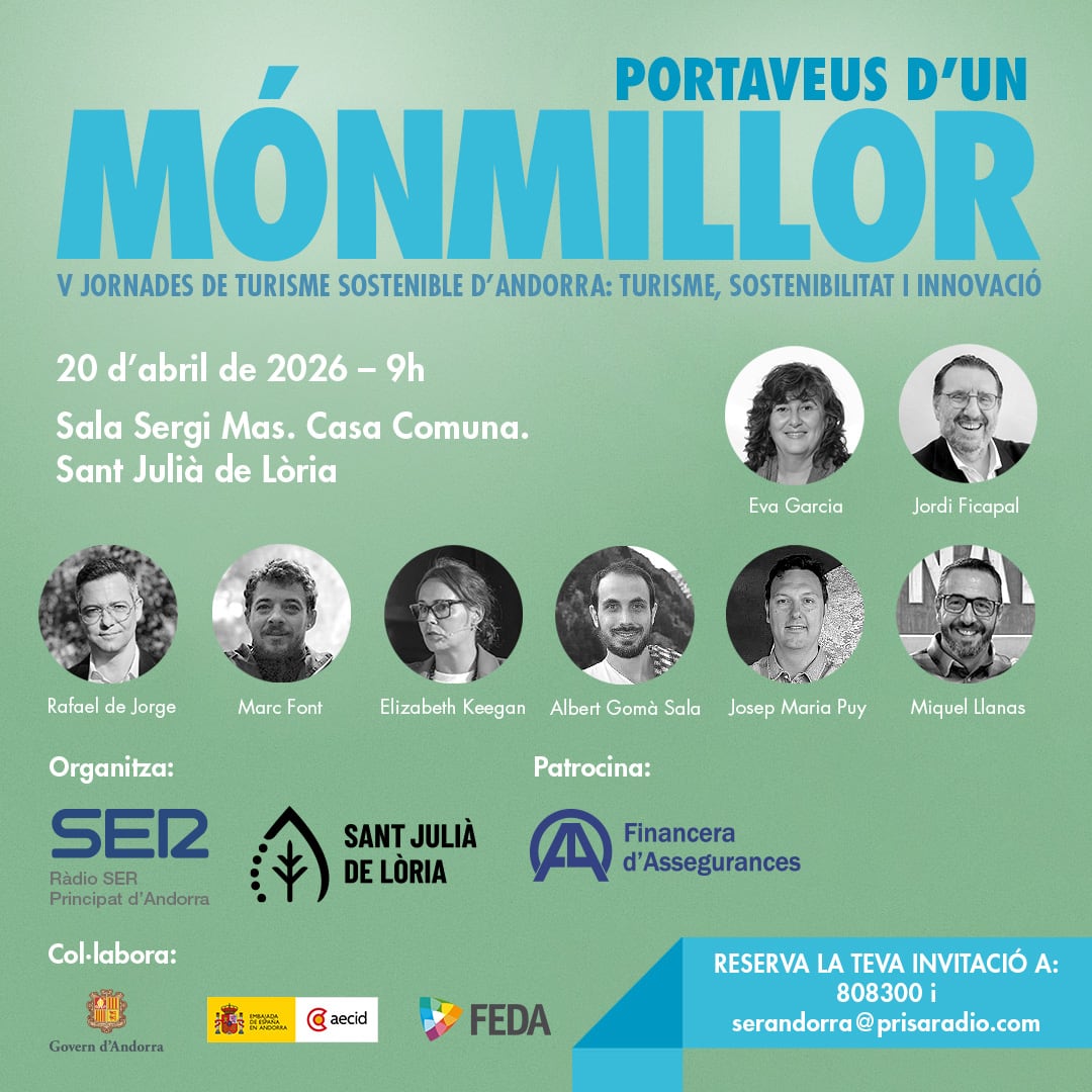 Cartell d'enguany de les jornades de turisme sostenible "Un Món Millor"