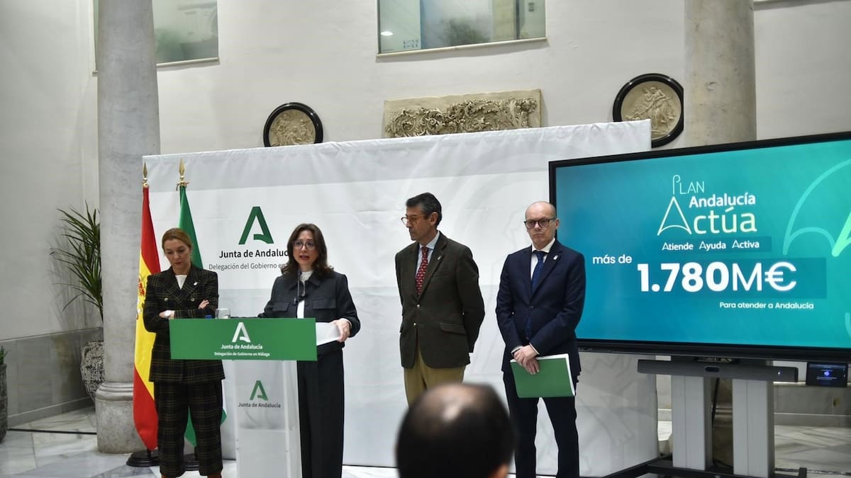 La Junta estima que Málaga recibirá más de 255 millones para la recuperación tras borrascas