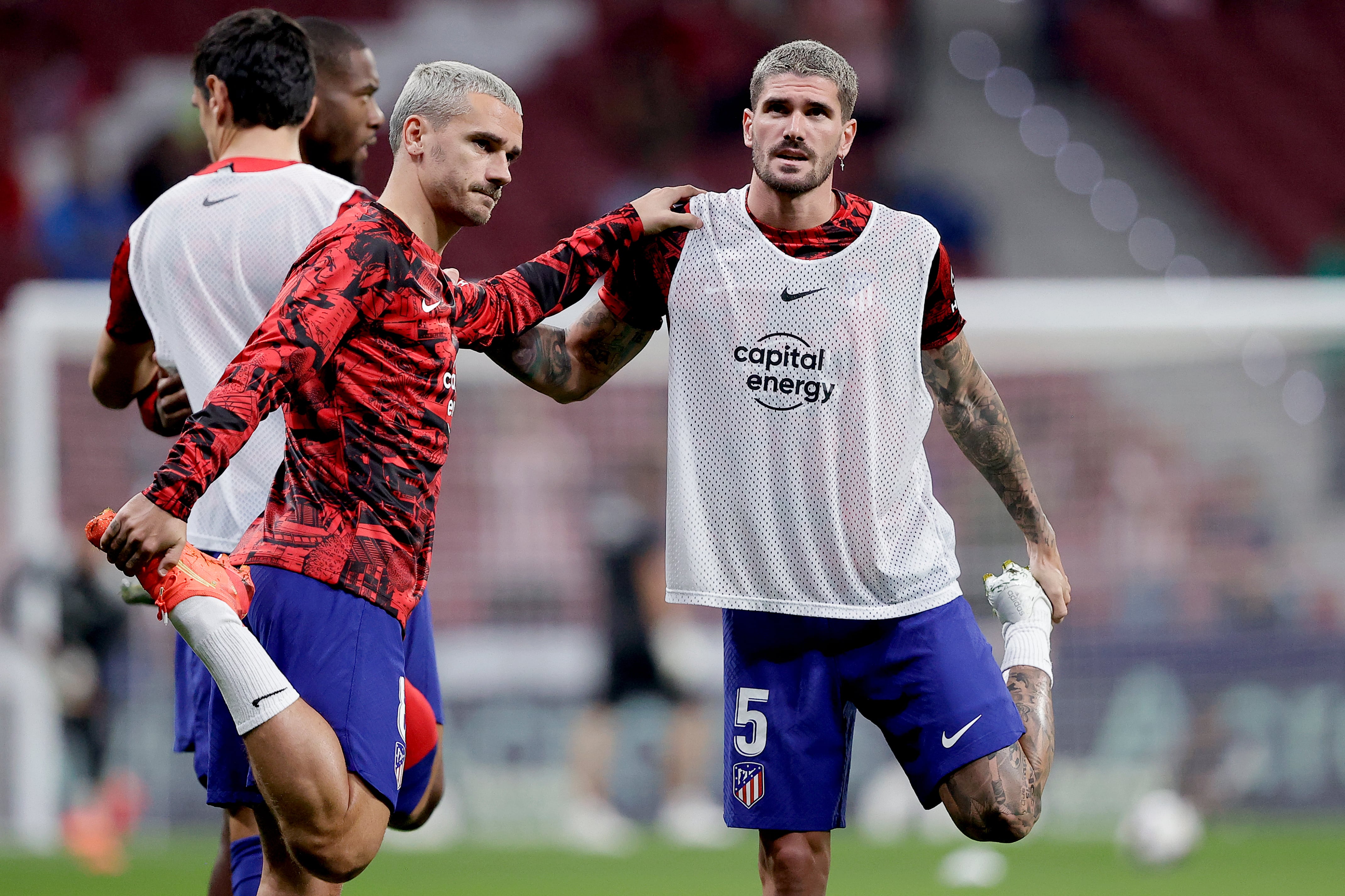 De Paul y Griezmann, compañeros en el Atlético y rivales en Qatar.