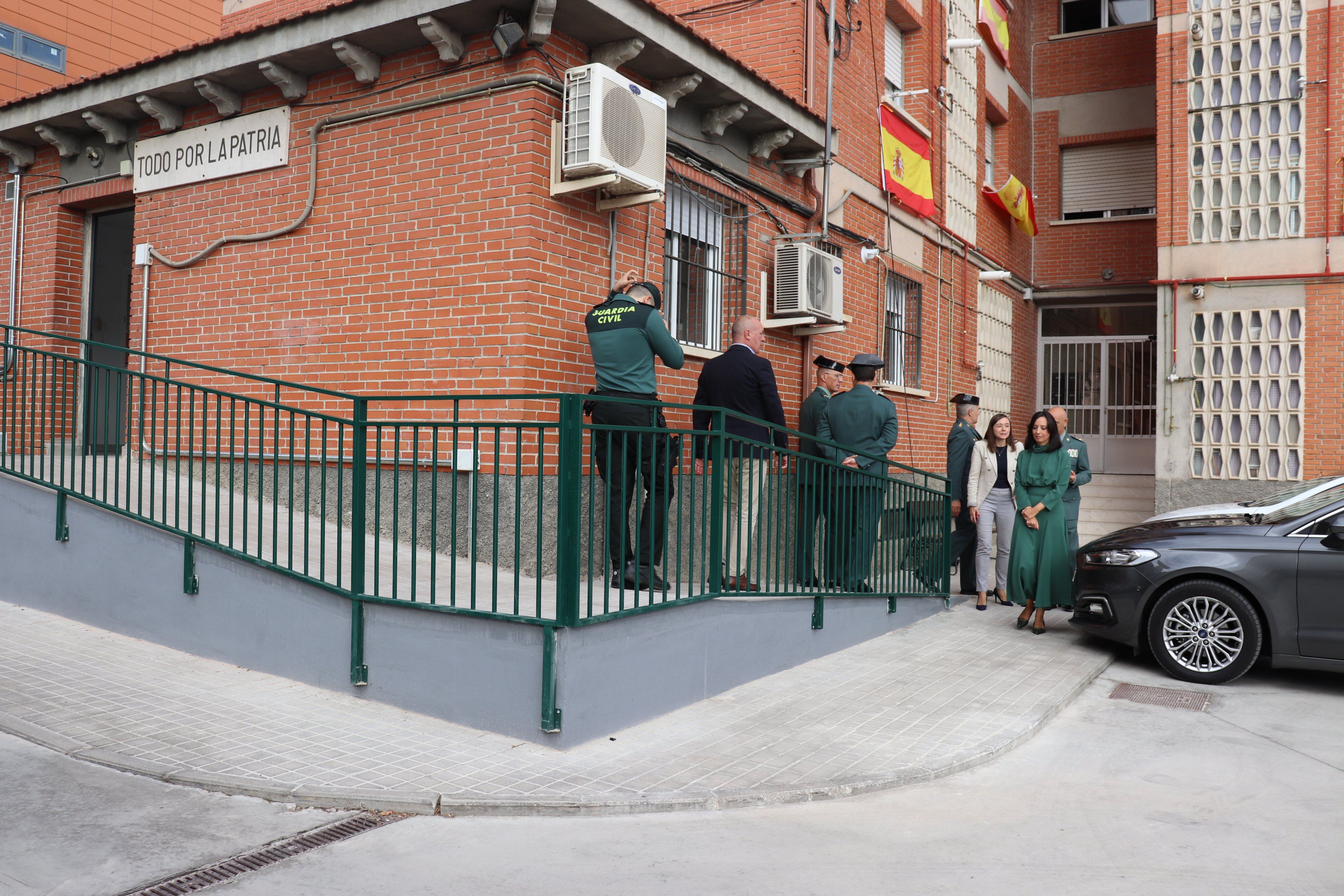 Imagen de archivo de una de las visitas institucionales al cuartel de la Guardia Civil en Ciempozuelos