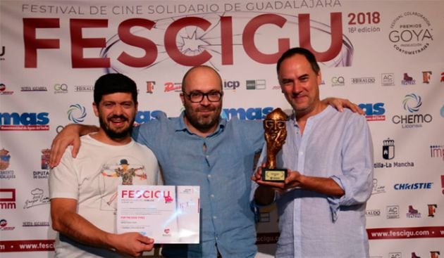 Manu y Erundino en la última edición del FESCIGU