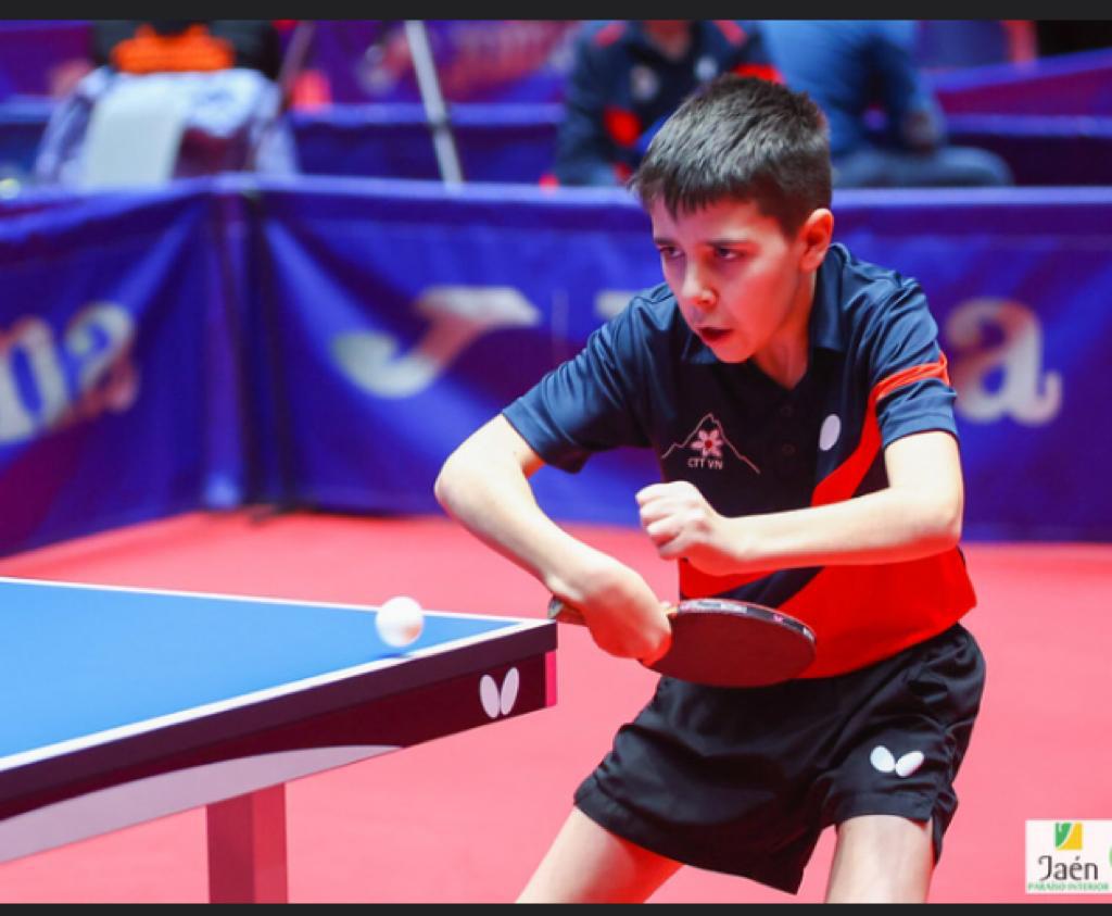 Oriol Martínez durant un partit de l'Estatal Espanyol.