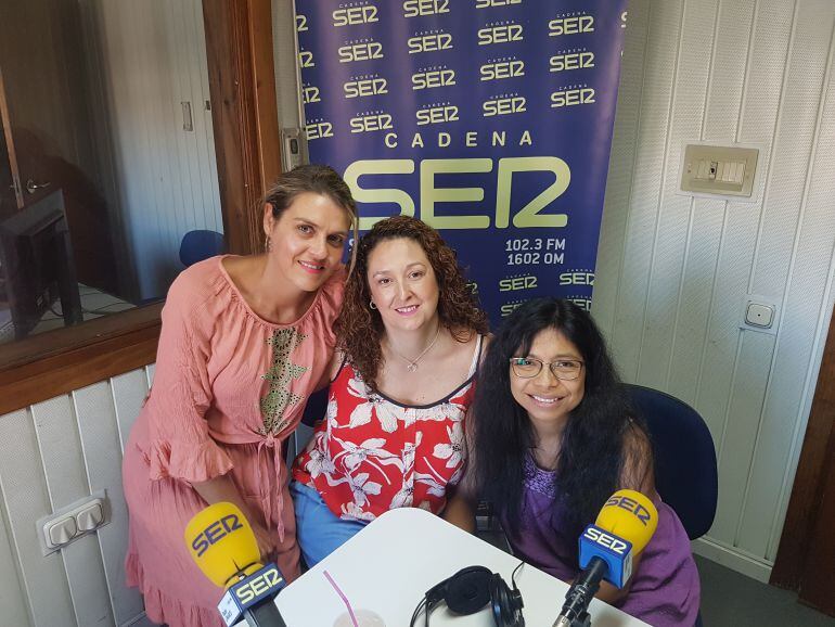 Ana Verona, Carmen Jordán y Gema Gámez.