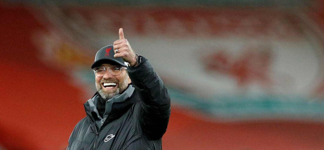 Klopp, en un partido del Liverpool.